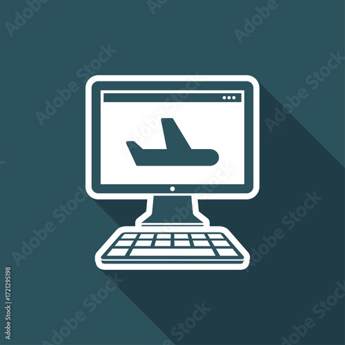 Airline web services icon
