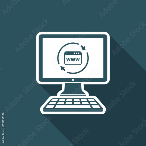 Refresh internet page icon