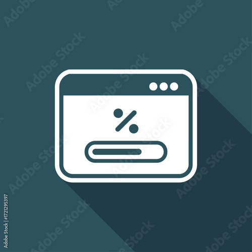 Percentage of progression bar