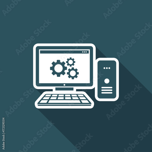 Personal computer settings icon