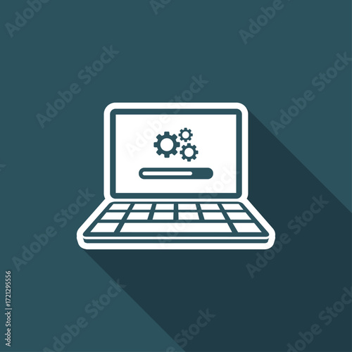 Upgrade settings computer icon