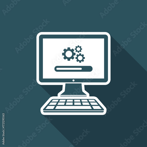 Upgrade settings computer icon