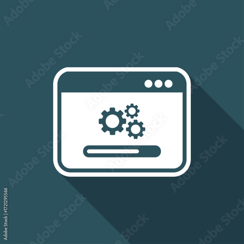 Upgrade settings computer icon