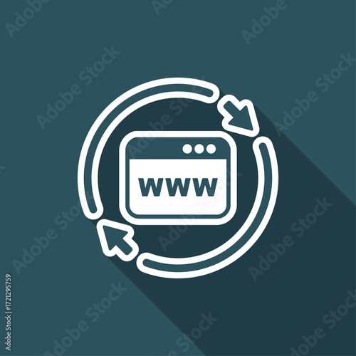 Refresh internet page icon