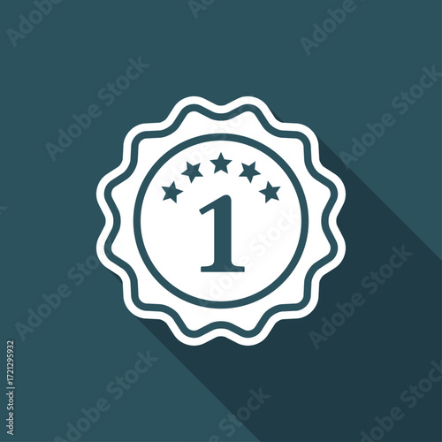 Number one symbol icon