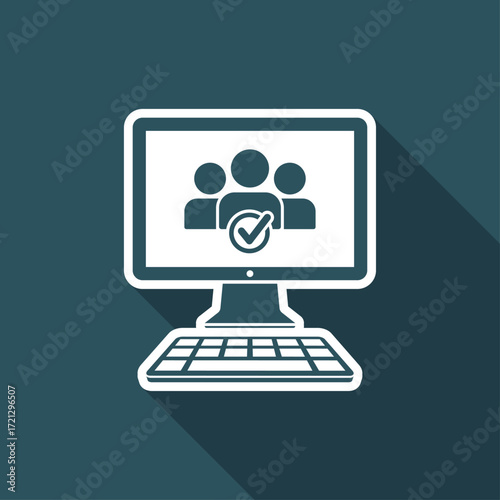 Check computer contacts icon