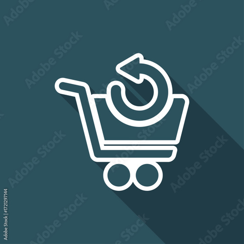 Back web shop icon