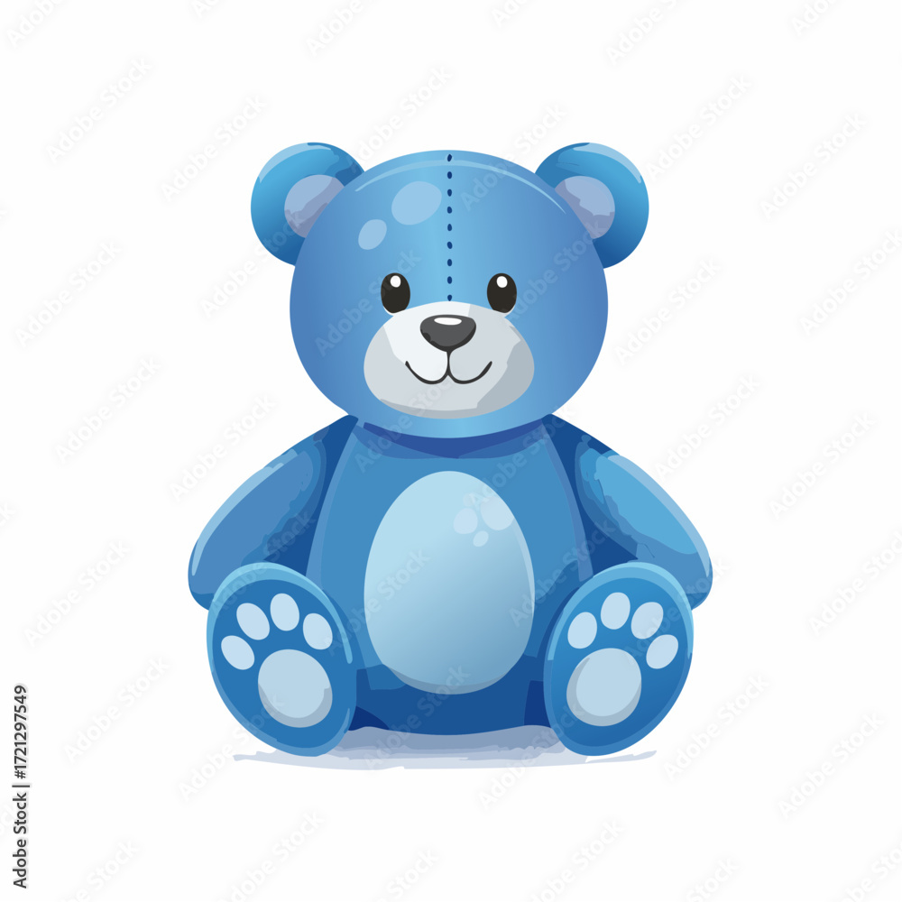 Obraz premium Teddybär in blau