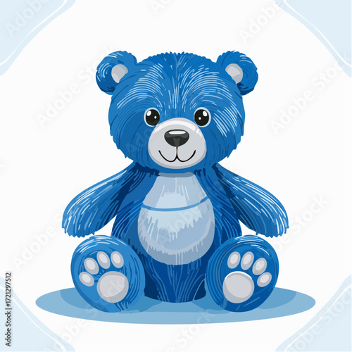 Teddybär in blau