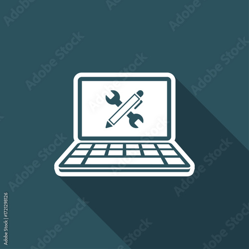 Project software - Vector icon