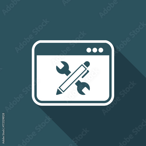 Project software - Vector icon