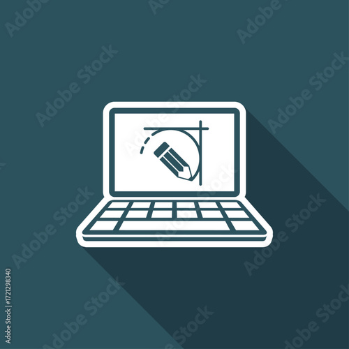Project sketch application - Vector icon