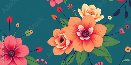 Elegant floral pattern notebook cover template design,  floral pattern,  binder