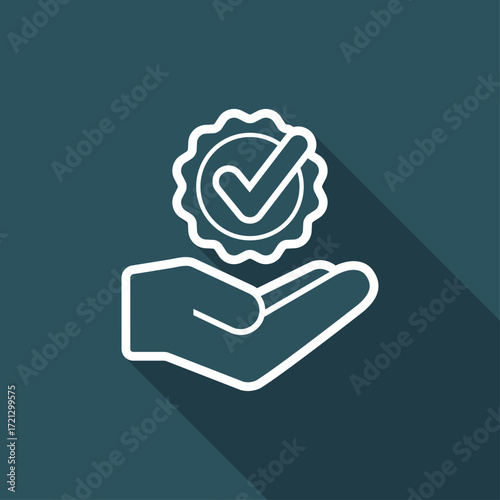 Top services - Vector flat icon