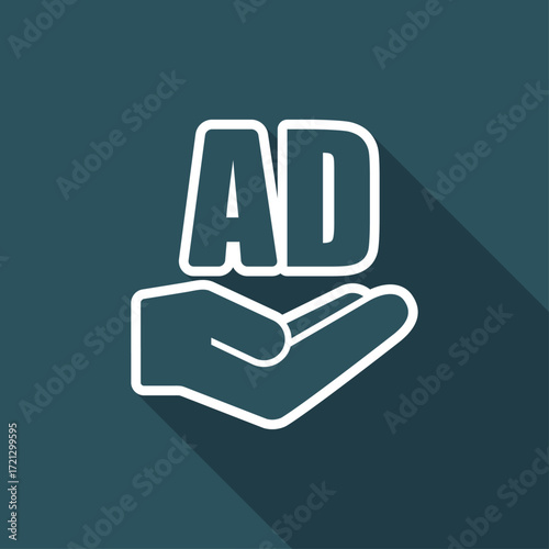 Service offer - Advertising solution - Minimal icon