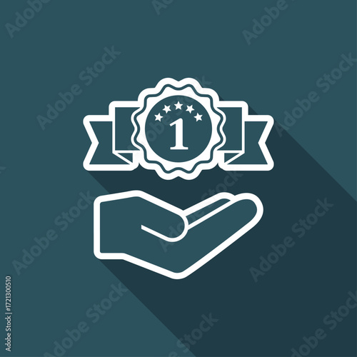 Top rating award - Minimal modern icon