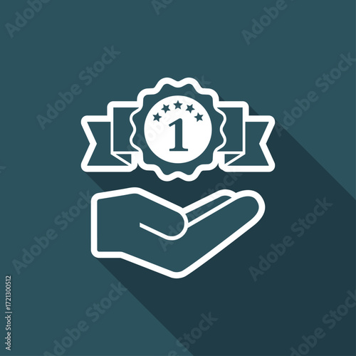 Top rating award - Minimal modern icon