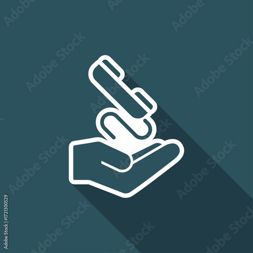 Phone assistance - Minimal modern icon