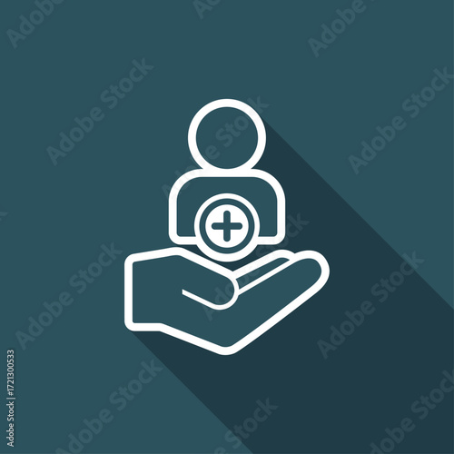 Add to contact - Minimal modern icon