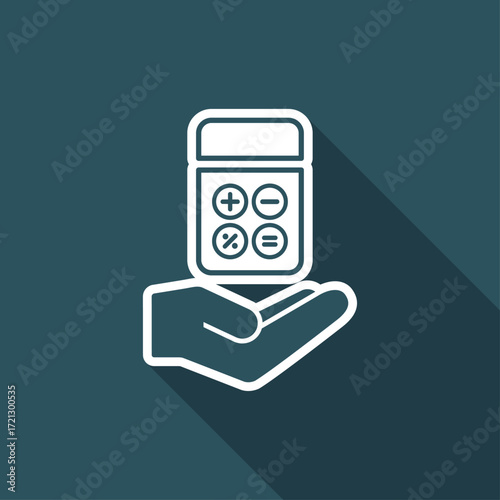 Computations services - Minimal modern icon