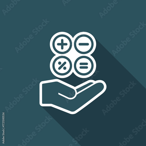 Computations services - Minimal modern icon