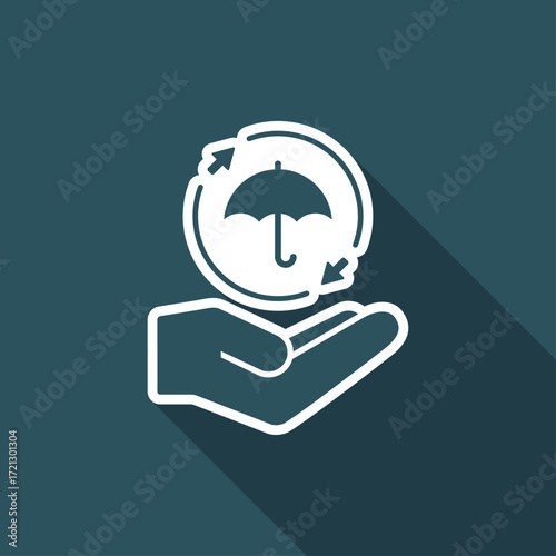 Full protection - Minimal vector icon