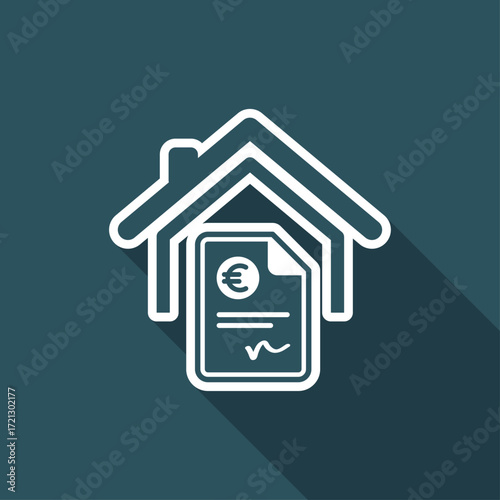 Home cost icon - Euro