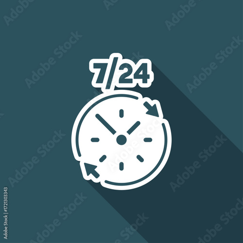Steady available services  - Vector web icon