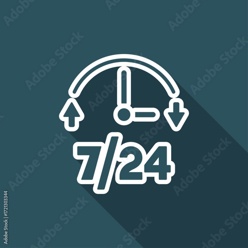 Steady available services  - Vector web icon