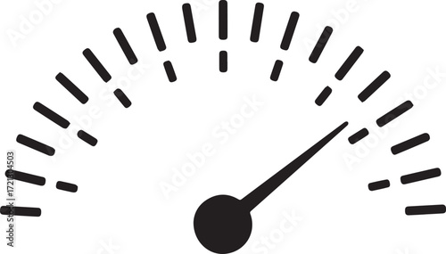 Simple Gauge Dial with Pointer meter indicator