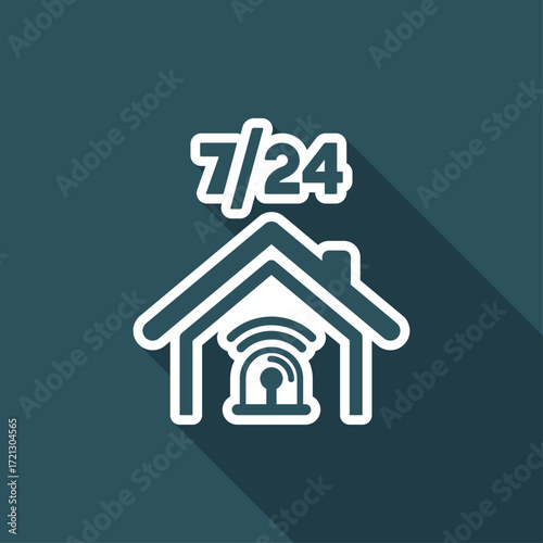 Steady protection service - Vector web icon