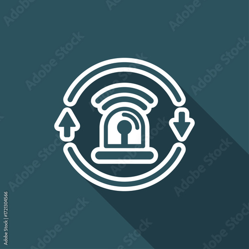 Full protection service - Vector web icon