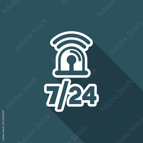 Steady protection service - Vector web icon