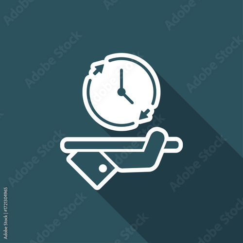 Full time services - Minimal modern icon