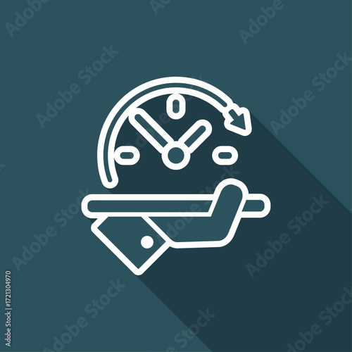 Full time services - Minimal modern icon