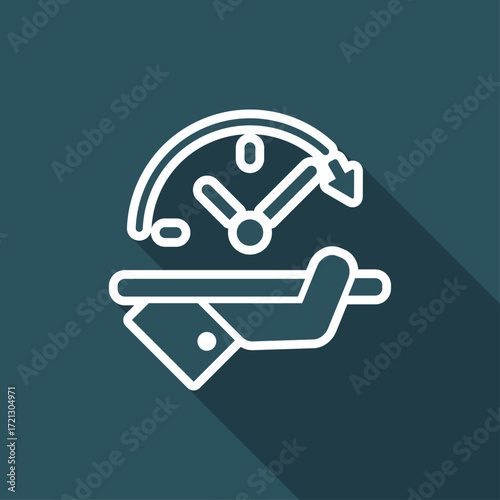 Full time services - Minimal modern icon