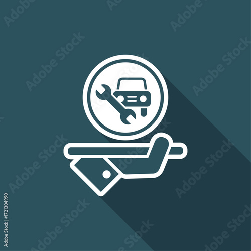 Car repair services - Minimal modern icon