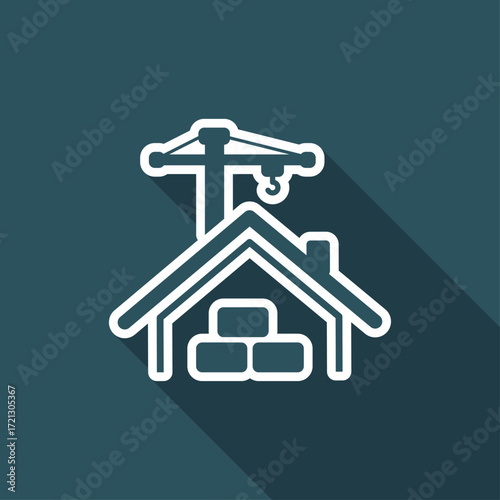 Building concept - Vector web icon