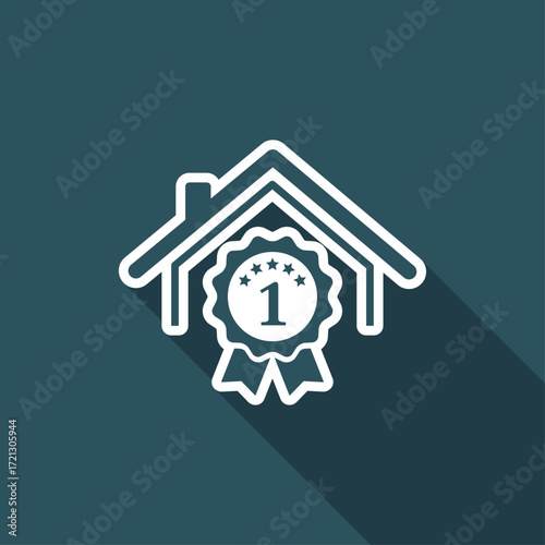 Best house - Vector web icon