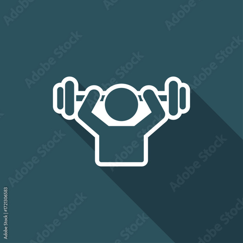 Gym activity - Vector web icon