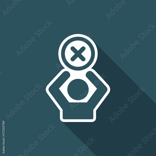 Access denied - Privacy concept - Vector web icon