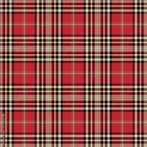 christmas tartan lumberjack pattern vectorgift wrap red xmas cloth gift design