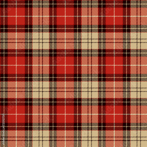 christmas tartan lumberjack pattern vectorgift wrap red xmas cloth gift design
