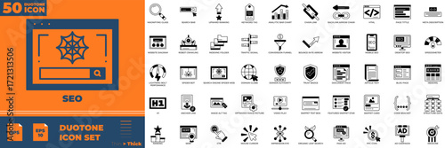 SEO Duotone icon