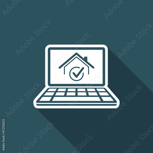Choose the best home - Vector icon for computer website or application