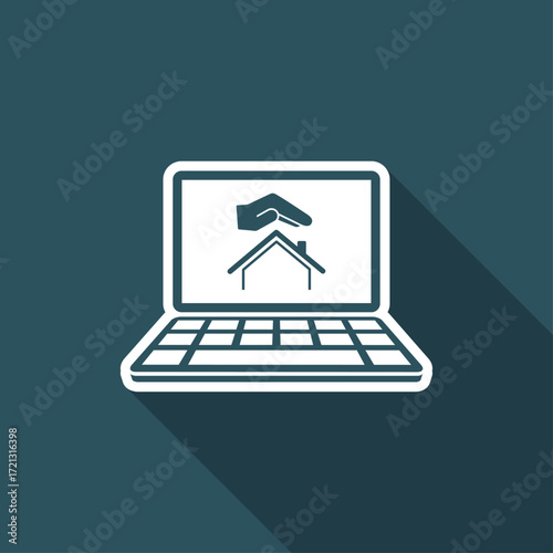 Living protection - Vector icon for computer website or application