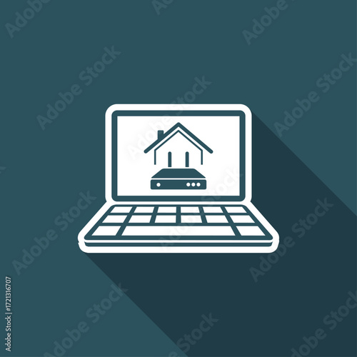 House router - Vector icon for computer website or application