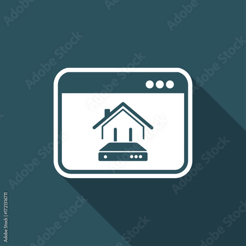 House router - Vector icon for computer website or application