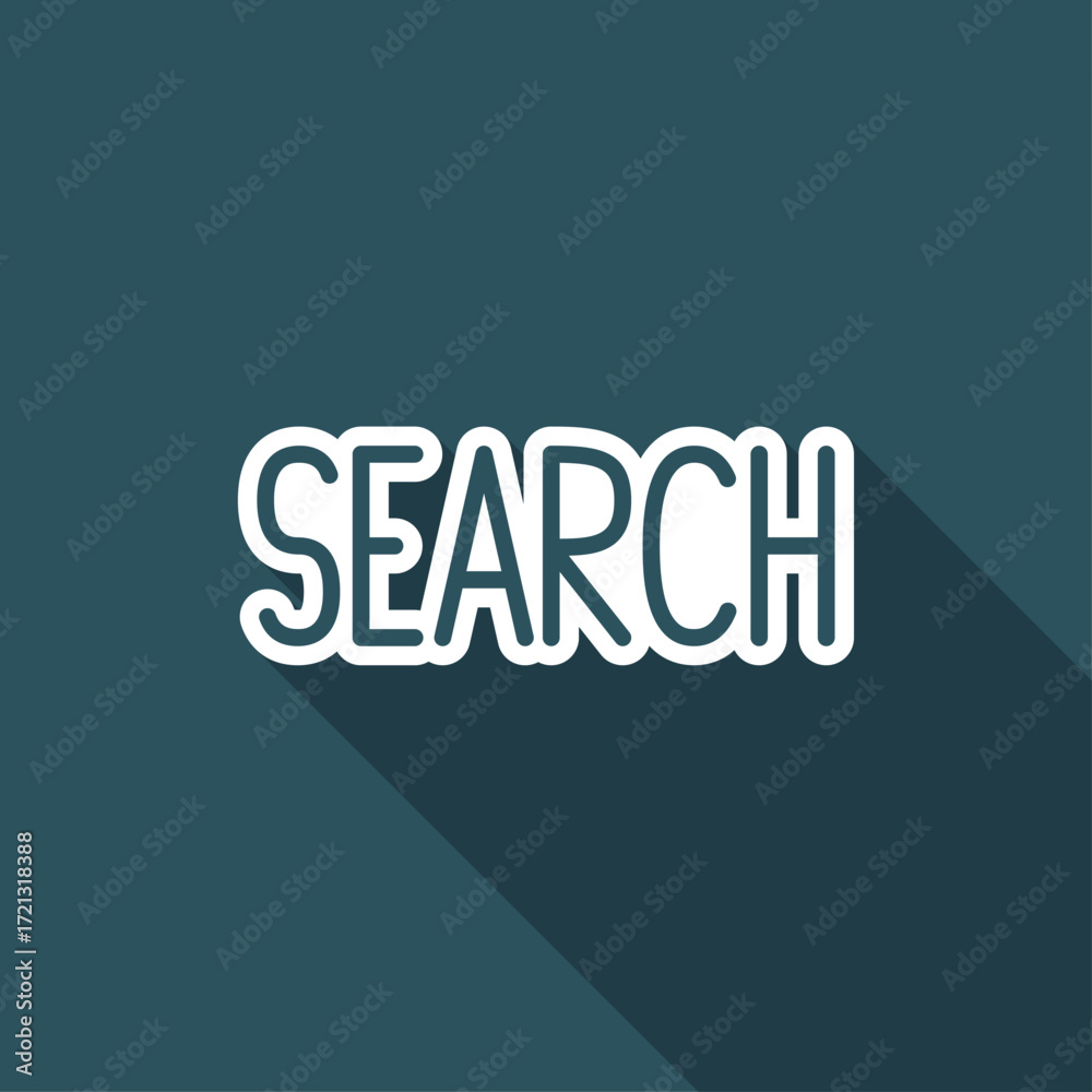 Obraz premium Digital search - Vector icon for computer website or application