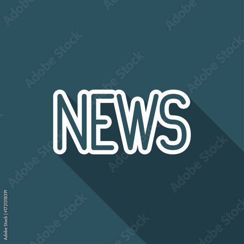News online - Vector icon for computer website or application